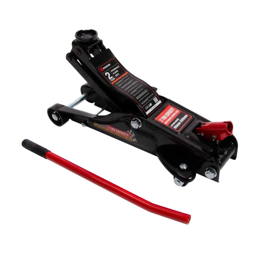 2 Ton Trolley Garage Jack & 2 Ton Axle Stands Kit - Image 2