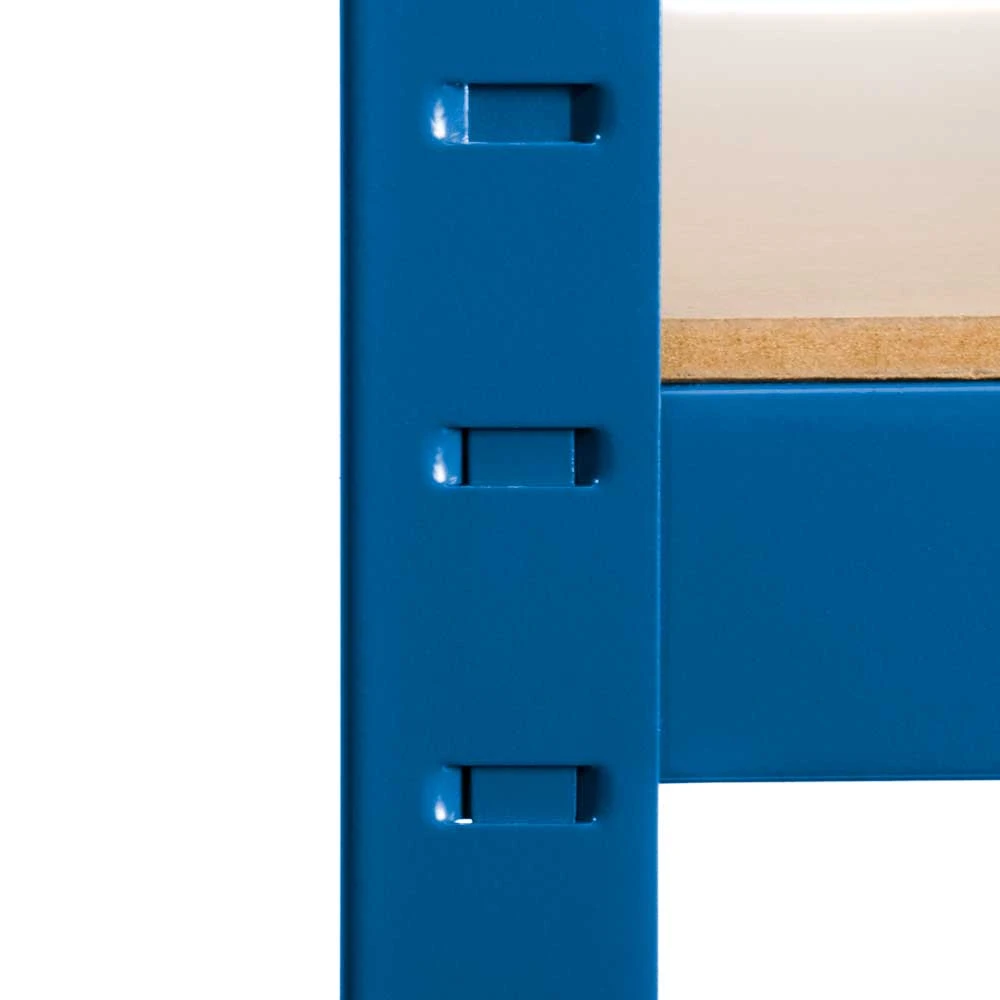 3 x Powder Coated Garage Shelving Unit (265KG) - Boltless - Image 6