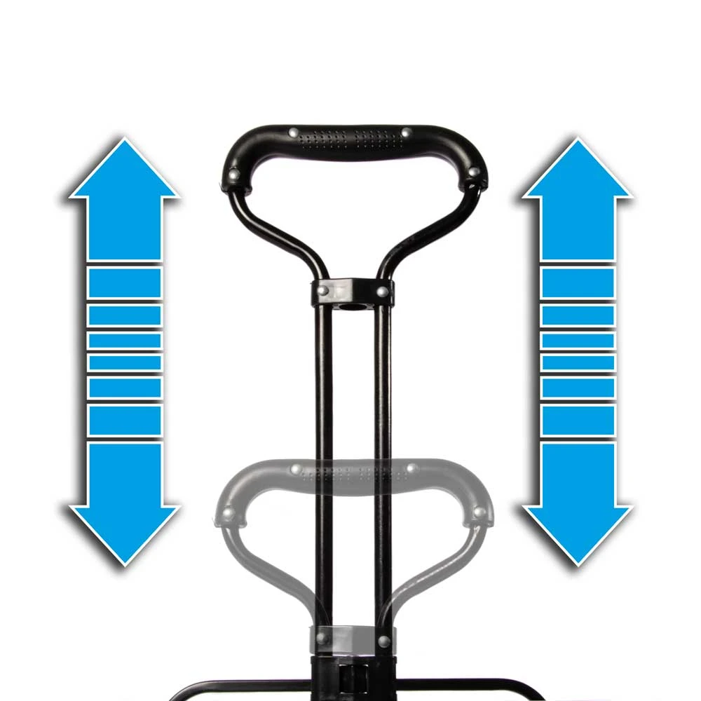 Foldable Garden Hand Cart – Heavy-Duty, Portable & Versatile Trolley (Blue Digital Camouflage) - Image 5