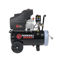 24 Litre Air Compressor with Hose Reel - 9.6 CFM, 2.5 HP, 24L