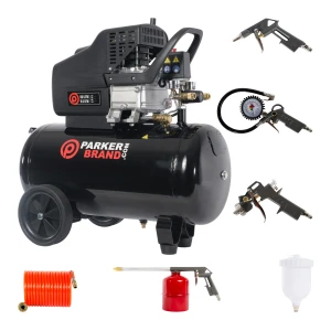 50 Litre Air Compressor & Tool Kit - 9.6 CFM, 2.5 HP, 50 LTR