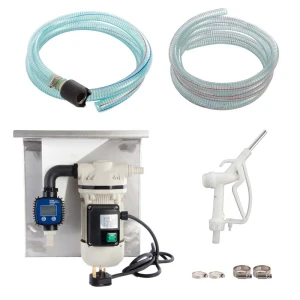 230V Wall Mounted AdBlue Fuel Pump Kit - With Manual Nozzle