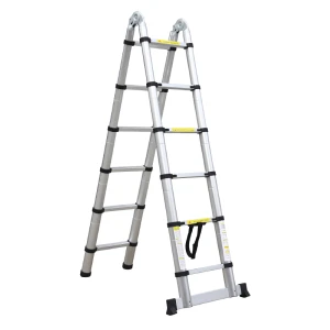 3.8M Multi Purpose Telescopic Aluminium DIY Foldable Extendable Ladders