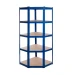 Powder Coated Garage Shelving Corner Unit 3 Pack (175KG) - Boltless - Thumbnail 2
